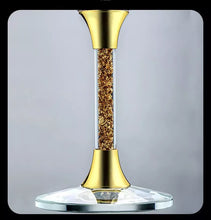 Load image into Gallery viewer, 24K Gold Leaf Small Shot Glass Lead-free Crystal Glass Gild Built In Luxury Golden Vodka Spirit Small Wine Glasses Bar Wine Set