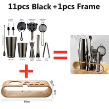 Load image into Gallery viewer, Cocktail Shaker Bar Set: 2 Weighted Boston Shakers,Cocktail Strainer Set,Jigger,Muddler and Spoon, Ice Tong and 2 Bottle Pourer