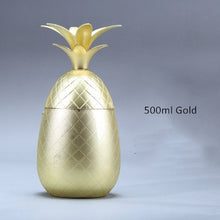 Load image into Gallery viewer, Pineapple Cocktail Glass Metal Copper Cup Moscow Mule Cup DIY Drink Wine Glass Home Decorations Bar Accessories Restaurant Use