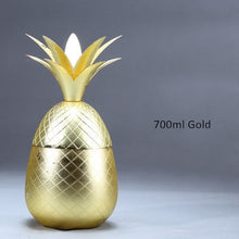 Load image into Gallery viewer, Pineapple Cocktail Glass Metal Copper Cup Moscow Mule Cup DIY Drink Wine Glass Home Decorations Bar Accessories Restaurant Use
