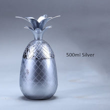 Load image into Gallery viewer, Pineapple Cocktail Glass Metal Copper Cup Moscow Mule Cup DIY Drink Wine Glass Home Decorations Bar Accessories Restaurant Use