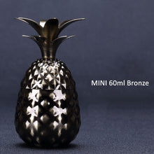 Load image into Gallery viewer, Pineapple Cocktail Glass Metal Copper Cup Moscow Mule Cup DIY Drink Wine Glass Home Decorations Bar Accessories Restaurant Use