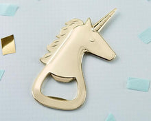 Load image into Gallery viewer, Creative Glod Bottle Opener Flamingo Pineapple Unicorn Love Palm Tree Pumpkin Beer Personalized Kitchen Tool Wedding Gift