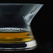 Load image into Gallery viewer, Japanese Edo Kiriko Whiskey Spin Glass Neat Bowl Collection Crystal Whisky Cup Cappie XO Brandy Snifter Limited Wooden Gift Box