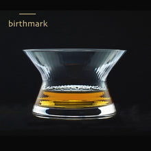 Load image into Gallery viewer, Japanese Edo Kiriko Whiskey Spin Glass Neat Bowl Collection Crystal Whisky Cup Cappie XO Brandy Snifter Limited Wooden Gift Box