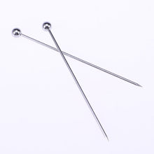 Load image into Gallery viewer, 12PCS Fruit Sticks Stainless Steel Cocktail Picks Fruit Sticks Toothpicks , Fruit Stick Supplies
