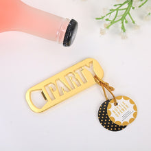 Load image into Gallery viewer, Creative Glod Bottle Opener Flamingo Pineapple Unicorn Love Palm Tree Pumpkin Beer Personalized Kitchen Tool Wedding Gift