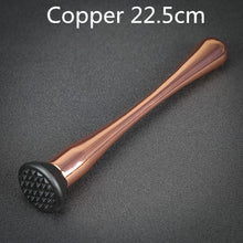 Load image into Gallery viewer, Bar Cocktail Muddler Mojito Stainless Steel Bar Mixer Barware Mojito Cocktail DIY Drink Fruit Muddler Crushed