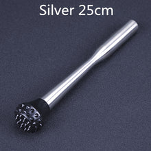 Load image into Gallery viewer, Bar Cocktail Muddler Mojito Stainless Steel Bar Mixer Barware Mojito Cocktail DIY Drink Fruit Muddler Crushed