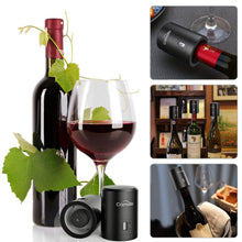 Load image into Gallery viewer, 1Pc ABS Vacuum Red Wine Bottle Cap Stopper Vacuum Sealer Wine Stopper Fresh Wine Keeper Champagne Cork Stopper Kitchen Bar Tools