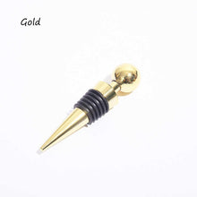 Load image into Gallery viewer, Zinc Alloy Wine Stopper Crystal Wine Champagne Bottle Stopper Vacuum Sealed Wedding Heart Gift  Wine Pourer Stopper