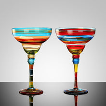 Load image into Gallery viewer, Handmade Colorful Cocktail cup Europe Goblet Cup Champagne cup Creative Wine glasses Bar Party Home DrinkWare wedding gifts