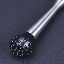 Load image into Gallery viewer, 25cm Bar Cocktail Muddler Mojito Sharp Wolf Teeth Stainless Steel Bar Mixer Barware Mojito Drink Bar Tool