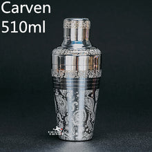Load image into Gallery viewer, 550ml/850ml Engraving Stainless Steel Cocktail Boston Bar Shaker Bar tool