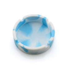 Load image into Gallery viewer, Eco-Friendly Silicone Soft Round Ashtray Ash Tray Holder PLuminous Portable Fluorescent Ashtray  Anti-Scalding Cigarette Holder
