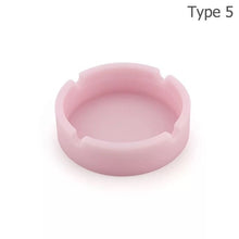 Load image into Gallery viewer, Eco-Friendly Silicone Soft Round Ashtray Ash Tray Holder PLuminous Portable Fluorescent Ashtray  Anti-Scalding Cigarette Holder