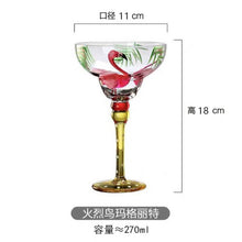 Load image into Gallery viewer, Handmade Colorful Cocktail cup Europe Goblet Cup Champagne cup Creative Wine glasses Bar Party Home DrinkWare wedding gifts
