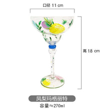 Load image into Gallery viewer, Handmade Colorful Cocktail cup Europe Goblet Cup Champagne cup Creative Wine glasses Bar Party Home DrinkWare wedding gifts