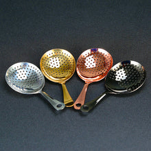 Load image into Gallery viewer, Julep Bar Cocktail Strainer 304 Stainless Steel Copper Plated Gold Plated Bar Tools