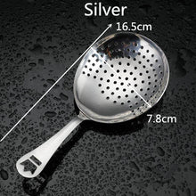 Load image into Gallery viewer, Julep Bar Cocktail Strainer 304 Stainless Steel Copper Plated Gold Plated Bar Tools