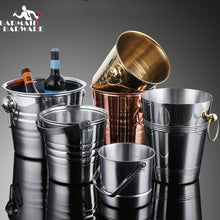 Load image into Gallery viewer, 1L-7L Stainless Steel Ice Bucket Wine Champagne Wine Chiller Wine Bottle Cooler Champagne Beer Chiller Ice Barrel