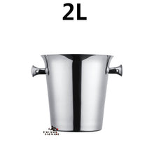 Load image into Gallery viewer, 1L-7L Stainless Steel Ice Bucket Wine Champagne Wine Chiller Wine Bottle Cooler Champagne Beer Chiller Ice Barrel