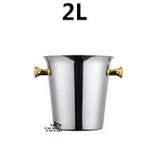 Load image into Gallery viewer, 1L-7L Stainless Steel Ice Bucket Wine Champagne Wine Chiller Wine Bottle Cooler Champagne Beer Chiller Ice Barrel