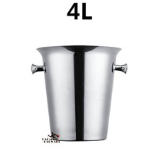 Load image into Gallery viewer, 1L-7L Stainless Steel Ice Bucket Wine Champagne Wine Chiller Wine Bottle Cooler Champagne Beer Chiller Ice Barrel