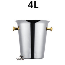 Load image into Gallery viewer, 1L-7L Stainless Steel Ice Bucket Wine Champagne Wine Chiller Wine Bottle Cooler Champagne Beer Chiller Ice Barrel