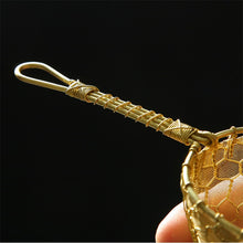 Load image into Gallery viewer, 1pcs Fine Copper Bar Cocktail Strainer Handcrat Conical Cocktail Sieve Great For Removing Bit From Juice Julep