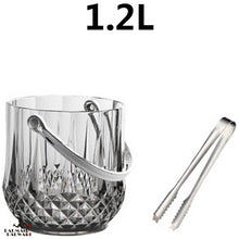 Load image into Gallery viewer, 1.2L Arcylic Ice Bucket Wine Champagne Gorgeous Diamond Ice Bucket With Ice Tong
