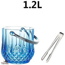 Load image into Gallery viewer, 1.2L Arcylic Ice Bucket Wine Champagne Gorgeous Diamond Ice Bucket With Ice Tong