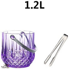 Load image into Gallery viewer, 1.2L Arcylic Ice Bucket Wine Champagne Gorgeous Diamond Ice Bucket With Ice Tong