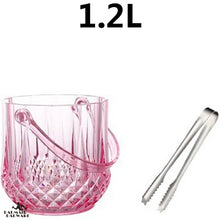 Load image into Gallery viewer, 1.2L Arcylic Ice Bucket Wine Champagne Gorgeous Diamond Ice Bucket With Ice Tong