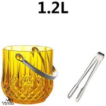 Load image into Gallery viewer, 1.2L Arcylic Ice Bucket Wine Champagne Gorgeous Diamond Ice Bucket With Ice Tong