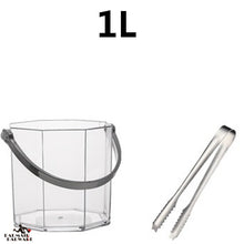 Load image into Gallery viewer, 1.2L Arcylic Ice Bucket Wine Champagne Gorgeous Diamond Ice Bucket With Ice Tong