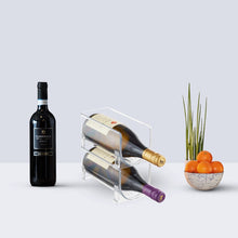 Load image into Gallery viewer, 4Pack Refrigerator Organizer Kitchen Bottle Storage Rack Stackable Wine Holder Bottles Display Shelf Fridge Kitchen Organizer