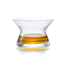 Load image into Gallery viewer, Top Design NEAT Whiskey Glass Spin Slender Waist Crystal Brandy Snifter Spirit Whisky Bowl Cup Wine Tumbler Wineglass Handmade