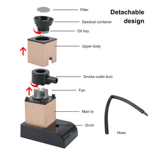 Load image into Gallery viewer, 1 Set Food Smoking Gun Smoker Generator Portable Molecular Cuisine Meat Burn Smoke House Cooking for BBQ Grill Smoker Woods