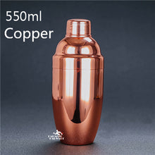 Load image into Gallery viewer, 450ml Carven Engraving Vintage Bar Shaker Stainless Steel Cocktail Boston Bar Shaker Bar Tool