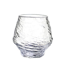 Load image into Gallery viewer, Japanese Hazy Air Wine Glass Snowflakes Falling Whiskey Tumbler Hammer Pattern Whisky Cup XO Brandy Drinking Glasses Wineglass