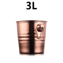 Load image into Gallery viewer, 1L-7L Stainless Steel Ice Bucket Wine Champagne Wine Chiller Wine Bottle Cooler Champagne Beer Chiller Ice Barrel
