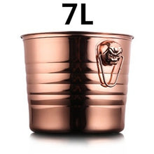 Load image into Gallery viewer, 1L-7L Stainless Steel Ice Bucket Wine Champagne Wine Chiller Wine Bottle Cooler Champagne Beer Chiller Ice Barrel