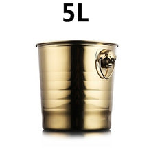 Load image into Gallery viewer, 1L-7L Stainless Steel Ice Bucket Wine Champagne Wine Chiller Wine Bottle Cooler Champagne Beer Chiller Ice Barrel