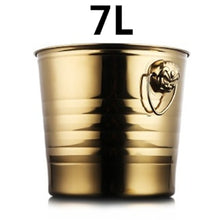 Load image into Gallery viewer, 1L-7L Stainless Steel Ice Bucket Wine Champagne Wine Chiller Wine Bottle Cooler Champagne Beer Chiller Ice Barrel