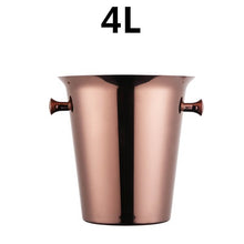 Load image into Gallery viewer, 1L-7L Stainless Steel Ice Bucket Wine Champagne Wine Chiller Wine Bottle Cooler Champagne Beer Chiller Ice Barrel