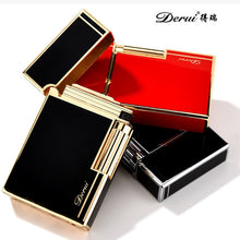Load image into Gallery viewer, New Business Gas Lighter Compact Jet Butane Metal PING Bright Sound Ciigar Lighter Inflated Christmas Men Lighter Gift