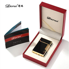 Load image into Gallery viewer, New Business Gas Lighter Compact Jet Butane Metal PING Bright Sound Ciigar Lighter Inflated Christmas Men Lighter Gift