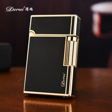 Load image into Gallery viewer, New Business Gas Lighter Compact Jet Butane Metal PING Bright Sound Ciigar Lighter Inflated Christmas Men Lighter Gift