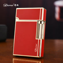 Load image into Gallery viewer, New Business Gas Lighter Compact Jet Butane Metal PING Bright Sound Ciigar Lighter Inflated Christmas Men Lighter Gift